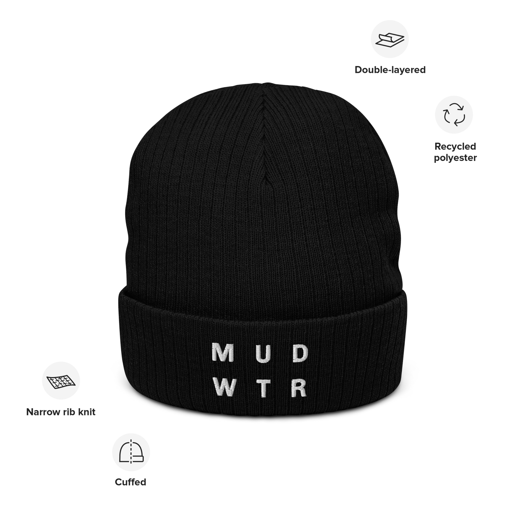mud-wtr-beanie-u5 ribbed-knit-beanie-black-front-6478f6ebb8db4.png