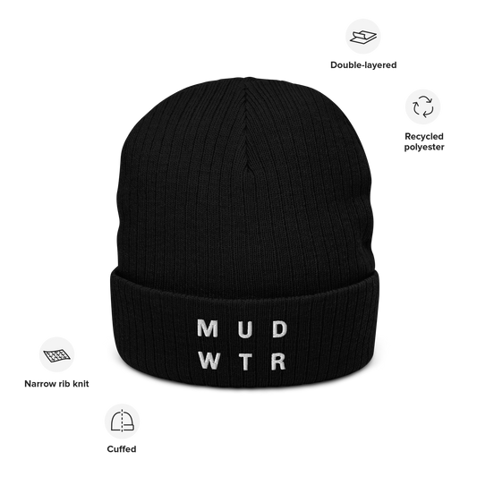mud-wtr-beanie-u5 ribbed-knit-beanie-black-front-6478f6ebb8db4.png