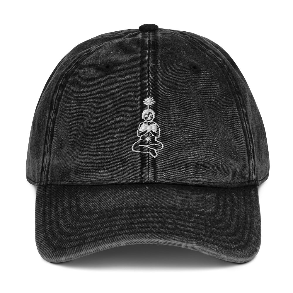 unlearn-relearn-vintage-cotton-cap-j2 vintage-cap-black-front-647546e2e4417.jpg