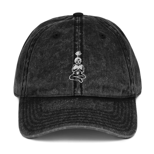 unlearn-relearn-vintage-cotton-cap-j2 vintage-cap-black-front-647546e2e4417.jpg